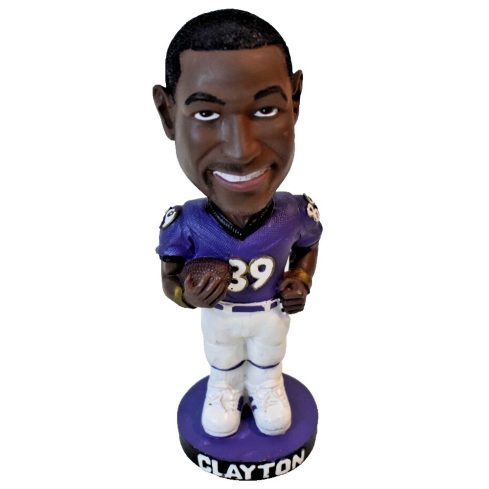 Mark Clayton Bobblehead #89 Baltimore Ravens NFL Football Wide Receiver